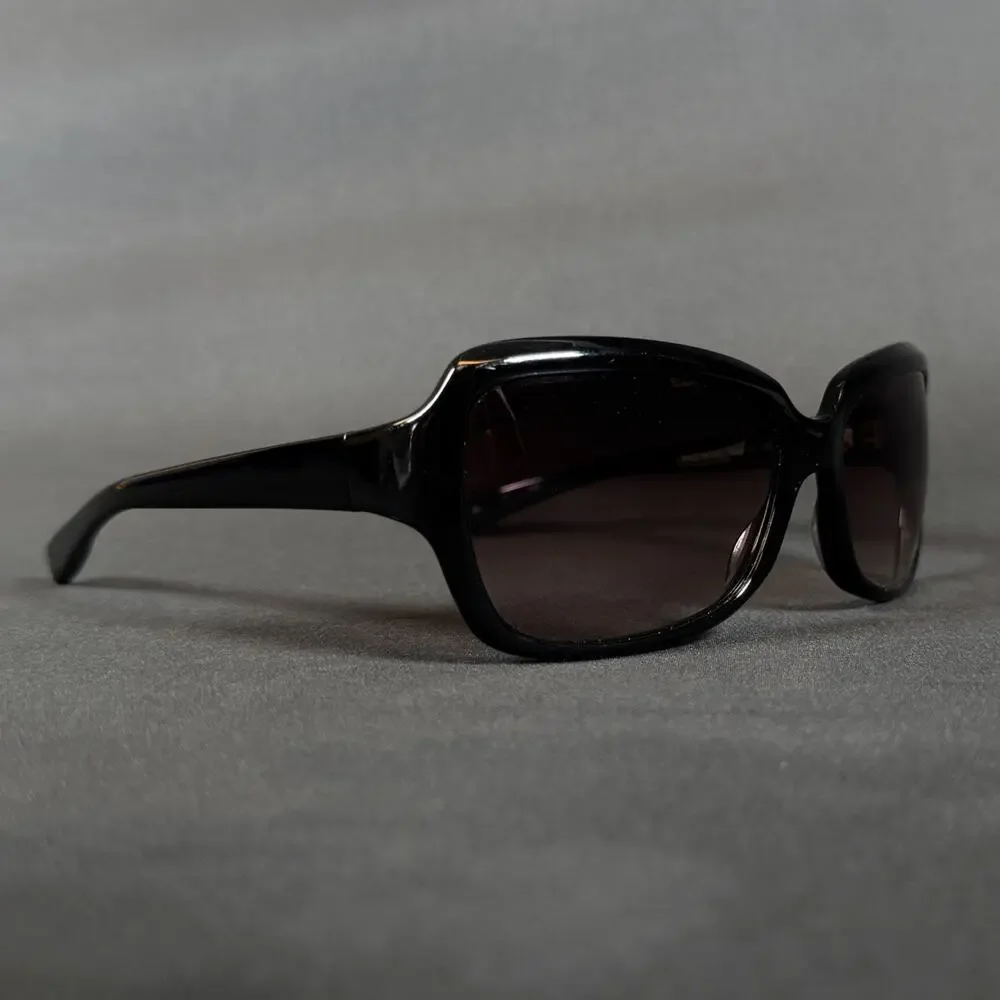 Oliver Peoples Dunaway 59 16-115 BK JAPAN Black Sunglasses Brown Lens